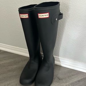 Women's Original Tall Rain Black Boots NWOT Size 9